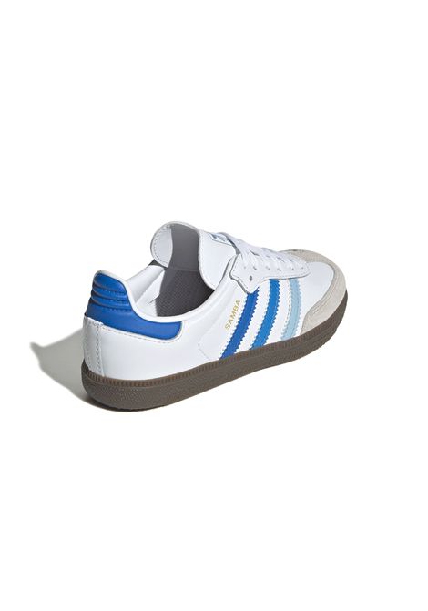 Scarpe Adidas Samba OG Bianco Blu Bambini ADIDAS ORIGINALS | Sneakers | JP5493-